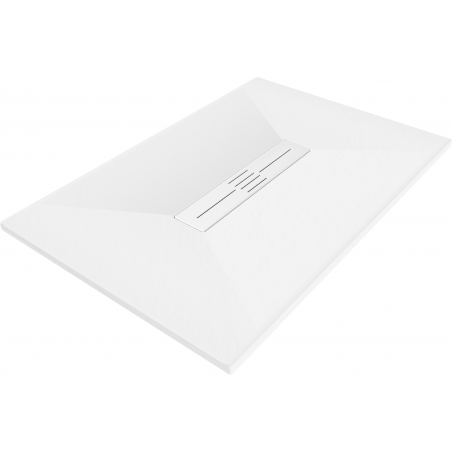 Mexen Toro téglalap alakú zuhanytálca SMC 110 x 70 cm, fehér, fehér fedőlap - 43107011-W