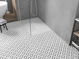 Mexen Toro cadă de duș dreptunghiulară SMC 130 x 80 cm, albă, mască albă - 43108013-W