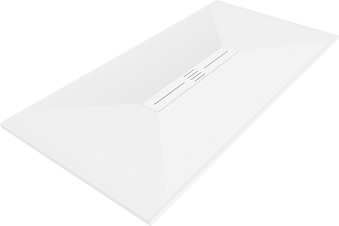 Mexen Toro cabina de ducha rectangular SMC 170 x 70 cm, blanco, tapa blanca - 43107017-W