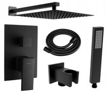 Mexen Uno DR02 set de duș încastrat, negru - 71435DR02-70