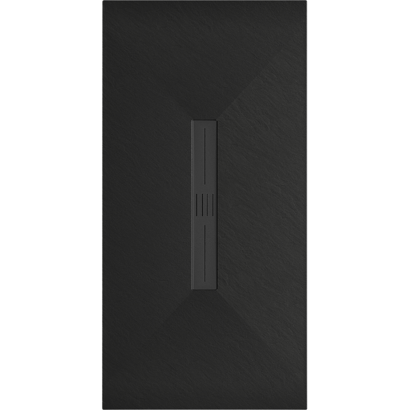 Mexen Toro cadă de duș dreptunghiulară SMC 180 x 90 cm, negru, capac negru - 43709018-B