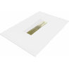 Mexen Toro duș rectangular SMC 120 x 80 cm, alb, capac de aur - 43108012-G