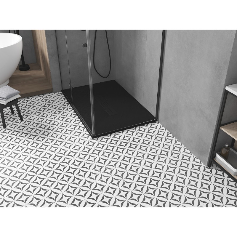 Mexen Toro brodzik dreptunghiular SMC 140 x 90 cm, negru, mascare neagră - 43709014-B