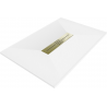 Mexen Toro téglalap alakú SMC zuhanytálca 130 x 90 cm, fehér, arany fedél - 43109013-G