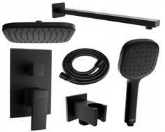 Mexen Uno Set de duș încastrat DR33, negru - 71435DR33-70