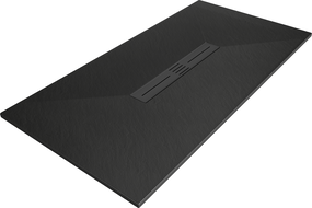 Mexen Toro brodzik dreptunghiular SMC 150 x 80 cm, negru, mască neagră - 43708015-B