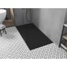 Mexen Toro téglalap alakú SMC zuhanytálca 150 x 80 cm, fekete, fekete burkolat - 43708015-B
