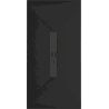 Mexen Toro téglalap alakú SMC 150 x 80 cm, fekete, fekete takarólemez - 43708015-B
