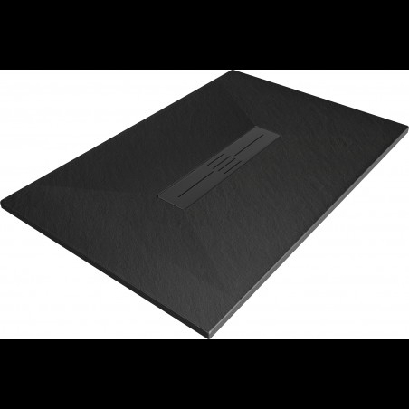 Mexen Toro chiuvetă dreptunghiulară SMC 100 x 80 cm, negru, capac negru - 43708010-B