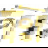 Mexen Uno DR45 set de duș încastrat, Aurie - 71435DR45-50
