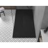 Mexen Toro tavă de duș dreptunghiulară SMC 180 x 70 cm, negru, mască neagră - 43707018-B