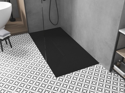 Mexen Toro cădiță dreptunghiulară SMC 170 x 70 cm, negru, capac negru - 43707017-B