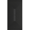 Mexen Toro cădiță dreptunghiulară SMC 170 x 70 cm, negru, capac negru - 43707017-B