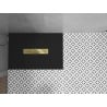 Mexen Toro téglalap alakú SMC 140 x 70 cm, fekete, arany burkolat - 43707014-G