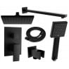 Set de duș îngropat Mexen Uno DR45, negru - 71435DR45-70