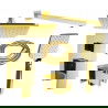 Mexen Uno DR62 set de duș încastrat, Aurie - 71435DR62-50