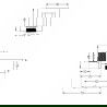 Mexen Uno DR62 süllyesztett zuhanykészlet, fekete - 71435DR62-70