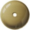 Mexen Aura sticlă chiuvetă pe blat 39 x 39 cm, aurie - 24013950