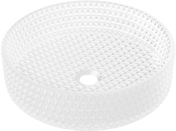 Mexen Aura sticlă chiuvetă pe blat 39 x 39 cm, Sticlă mată - 24013930