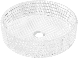 Mexen Aura chiuvetă din sticlă montată pe blat 39 x 39 cm, transparentă - 24013900