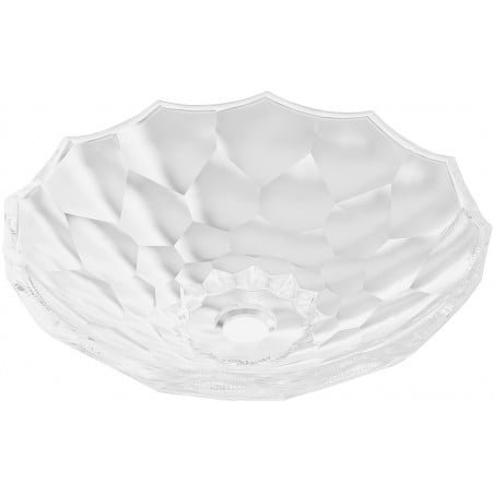 Mexen Inga chiuvetă de blat din sticlă 44 x 44 cm, transparent - 24074400