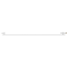 Mexen CVH10 Higiéniai fűtőtest 300 x 900 mm, alsó csatlakozás, 298 W, fehér - W610H-030-090-00
