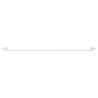 Mexen CH10 Higiéniai 300 x 1600 mm-es fűtőpanel, oldalsó csatlakozás, 530 W, fehér - W410H-030-160-00