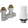 Mexen G02 set termostatic cu două tuburi DN50, drept 1/2"x3/4", nichel - W912-012-928-01
