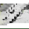 Mexen Stone+ lavoar compozit pătrat 70 x 70 cm, alb, capac negru - 44107070-B