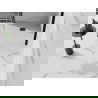 Mexen Stone+ lavoar compozit pătrat 70 x 70 cm, alb, capac negru - 44107070-B