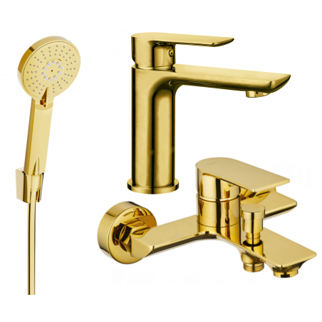 Mexen Alfa Set cadă R40, auriu - 745703R40-50