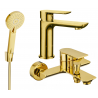 Mexen Alfa Set cadă R40, auriu - 745703R40-50