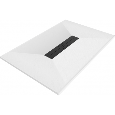 Mexen Toro brodzik dreptunghiular SMC 100 x 70 cm, alb, mascare neagră - 43107010-B