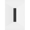 Mexen Toro tavă de duș dreptunghiulară SMC 140 x 80 cm, albă, mască neagră - 43108014-B
