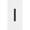 Mexen Toro cadă dreptunghiulară SMC 200 x 70 cm, alb, capac negru - 43107020-B