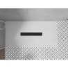 Mexen Toro SMC téglalap alakú zuhanytálca 180 x 80 cm, fehér, fekete takaró - 43108018-B