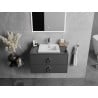 Mexen Atena chiuvetă încastrată în blat 41 x 41 cm, albă - 25014100