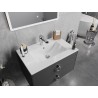 Mexen Atena chiuvetă încorporată în blat 71 x 46 cm, albă - 25017000