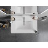 Mexen Atena chiuvetă încorporată în blat 71 x 46 cm, albă - 25017000