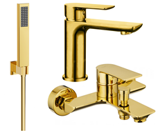 Mexen Alfa R02 set de cadă, auriu - 745703R02-50