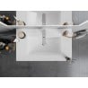 Mexen Atena chiuvetă încastrată în blat 80 x 46 cm, albă - 25018000