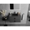 Mexen Atena chiuvetă încastrată în blat 41 x 41 cm, negru mat - 25014170