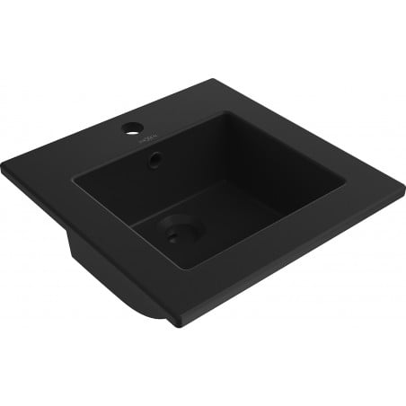 Mexen Atena chiuvetă încastrată în blat 41 x 41 cm, negru mat - 25014170