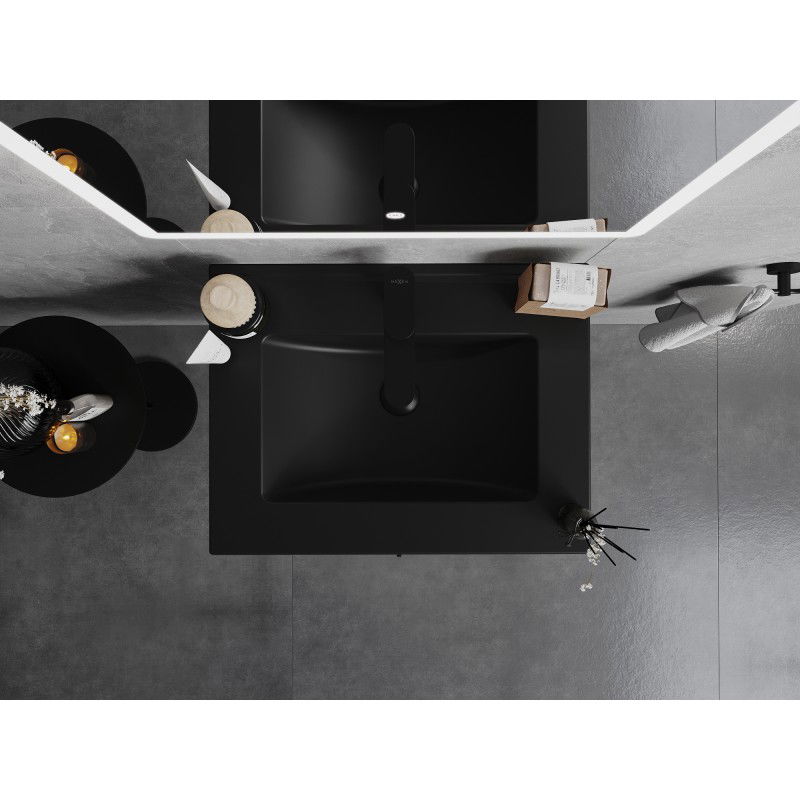 Mexen Atena chiuvetă încastrată în blat 61 x 46 cm, negru mat - 25016070