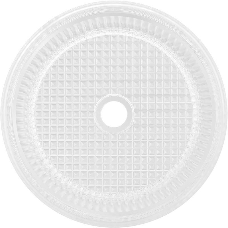 Mexen Lira chiuvetă de sticlă pentru blat 37 x 37 cm, transparentă - 24053700