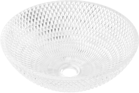Mexen Olza Lavoar din sticlă deasupra blatului 42 x 42 cm, transparent - 24094200