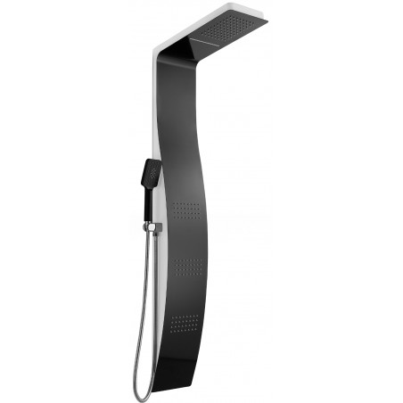Mexen Bali zuhanypanel, fekete/fehér - 7622-03-71