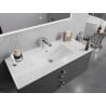 Mexen Atena chiuvetă încastrată în blat 101 x 46 cm, albă - 25011000