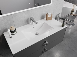 Mexen Atena chiuvetă încastrată în blat 101 x 46 cm, albă - 25011000