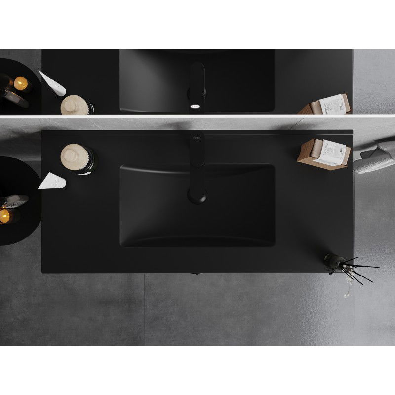 Mexen Atena chiuvetă încastrată în blat 101 x 46 cm, negru mat - 25011070
